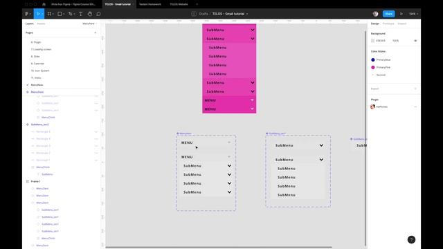 Hướng dẫn Figma - Menu đa cấp với Variant và Autolayout - Figma designer Việt Nam смотреть онлайн