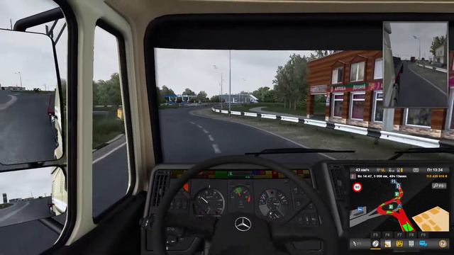 605.1 / ETS 2 V1.42 / Mercedes Benz SK / Из России в Румынию. смотреть онлайн