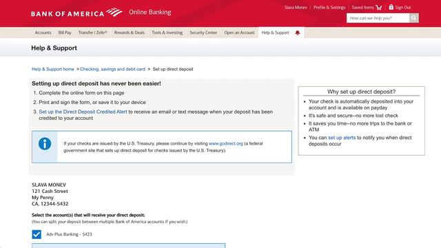 How to get a VOID check online Bank of America? смотреть онлайн