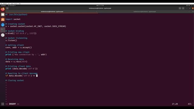 Python pour hacker ethique ep.9 : Les sockets смотреть онлайн