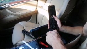 Быстрый и простой способ демонтажа подготовки под телефон из подлокотника BMW X5 E70, X6 E71