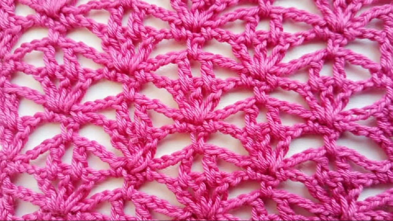 Узор крючком 8. Сrochet Pattern..mp4
