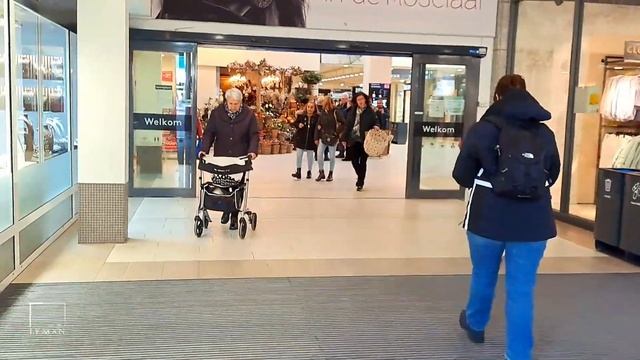 Город Розендал, Нидерланды (Голландия). Прогулка по центру смотреть онлайн