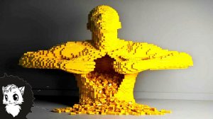 САМЫЕ УДИВИТЕЛЬНЫЕ СКУЛЬПТУРЫ ИЗ ЛЕГО [Белый кот]