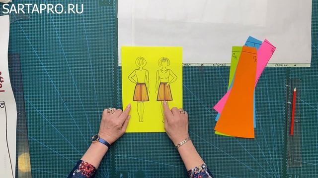 Подкладка для юбки-годе 8- клинки смотреть онлайн