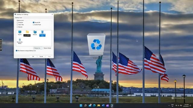 I changed the Recycle Bin icon! смотреть онлайн