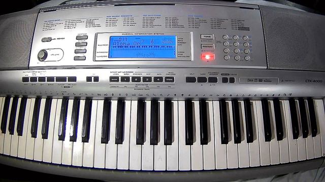 CASIO CTK-4000 (DEMO Songs) Part 1/3