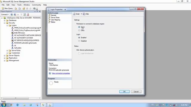 4 How to change SA System Administrator account password in SQL Server смотреть онлайн