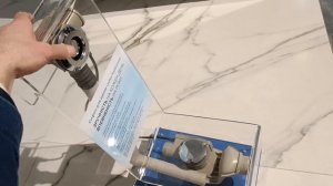 GEBERIT 150.755.21.6 Слив-перелив для ванной с кнопкой PushControl, d52, довжина 26см
