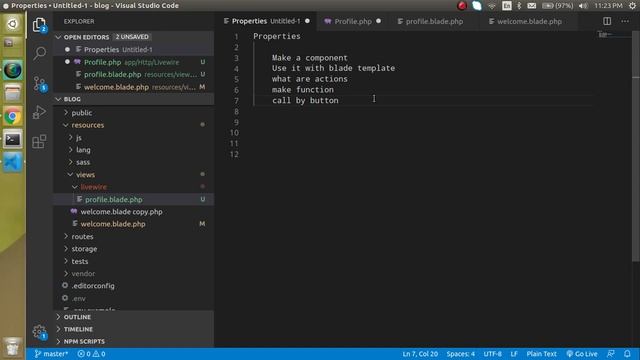 Laravel livewire tutorial #7 What is actions смотреть онлайн