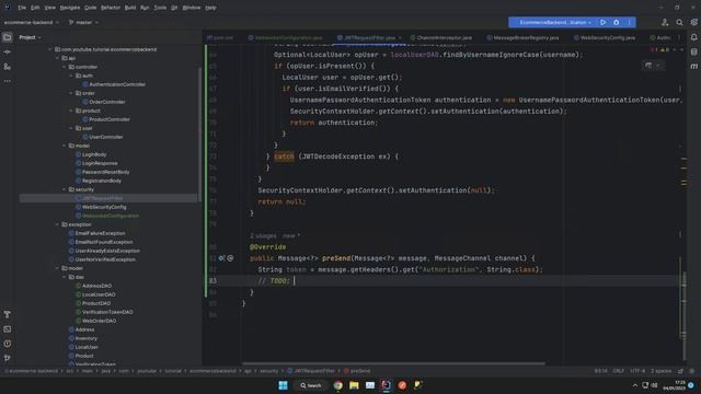 Let’s Build an E-Commerce Store with a Spring Boot Backend - Episode 20: Websockets Pt 2 смотреть онлайн