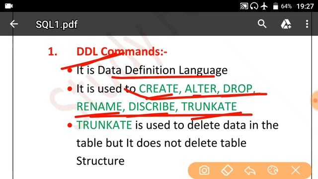 Part 13 SQL Command I DDL I DML I DCL I TCL I Imp for all competitive exam смотреть онлайн