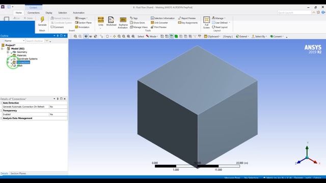 ANSYS Fluent Tutorial: Three methods of Defining Fluid - Solid interface for Conjugate heat transfe смотреть онлайн