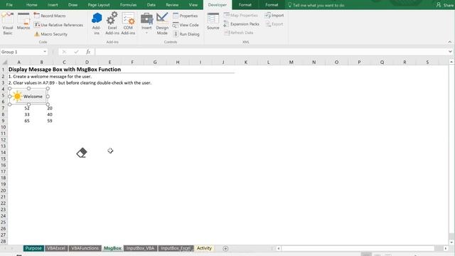 How to use the Message Box in Excel VBA (syntax you'll need for msgbox) смотреть онлайн