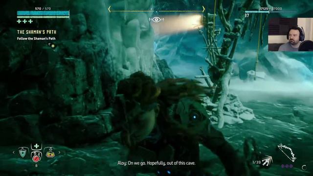 Horizon Zero Dawn: The Frozen Wilds DLC pt13 - The Cave of the Shaman's Trial смотреть онлайн