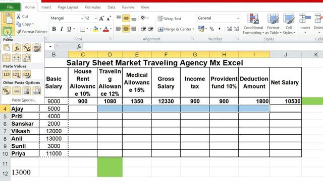Excel Me Vertical Me Likhe Text Number Ko Horizontal Me Kaise Kare | Text Number Column To Row смотреть онлайн