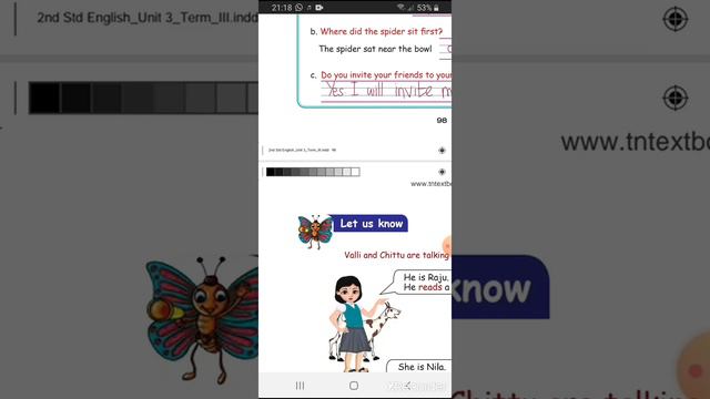 3. Food We Eat - Class 2 / Standard 2 / English / term 3 / tamilnadu samacheer book смотреть онлайн