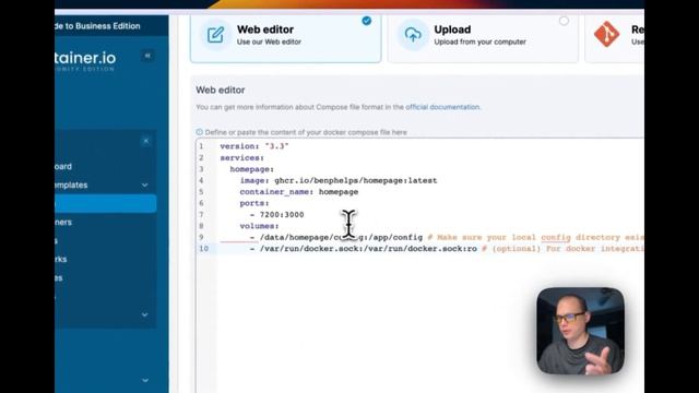 How to install Homepage on Portainer / Docker Compose смотреть онлайн
