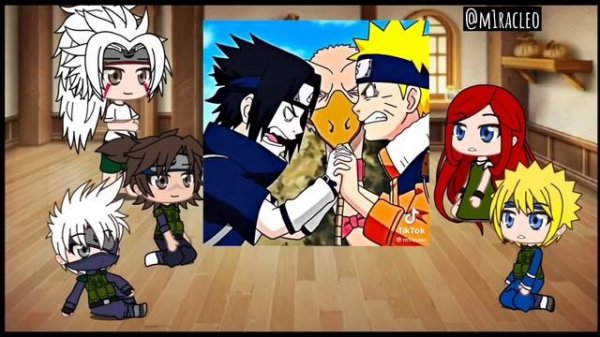 ?NARUTO'S PARENTS AND FATHER FIGURE REACT TO TEAM 7 [PART 1]?||CANON SHIPS||GC