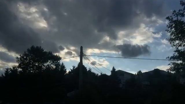Clean noon sky to Cloudy afternoon sky. TIMELAPSE смотреть онлайн