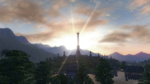 The Elder Scrolls IV: Oblivion Sunrise God Rays 1920x1080 смотреть онлайн
