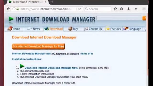 Install Internet Download manager in ubuntu смотреть онлайн