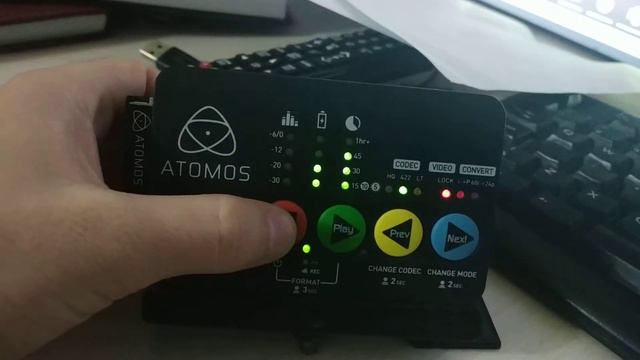 Atomos Ninja Star формат карты памяти