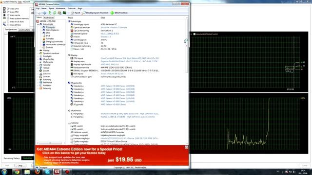 AMD PHENOM II X4 955 TEMPERATURE TEST 3.6 GHz! смотреть онлайн