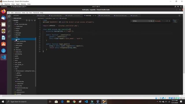 JWT (JSON Web Token) Menggunakan Code Igniter 3 dan Postman OS Ubuntu "Erin Fitri A. (0917040045) смотреть онлайн