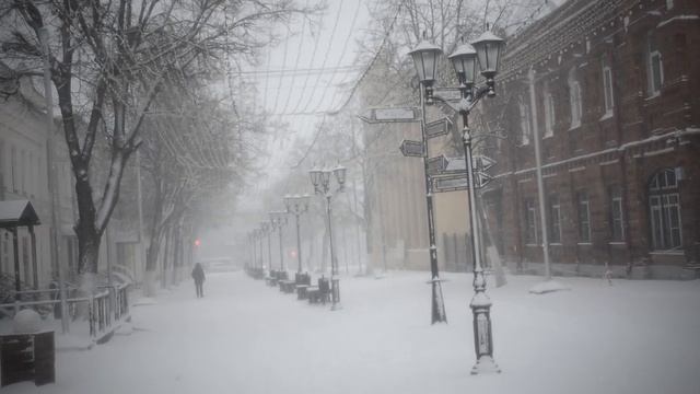 Рязань в снегу. Метель 21.02.2019 смотреть онлайн