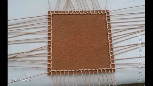 Плетение из газетных трубочек. Как сделать дно из Древесноволокнистой плиты. Мастер-класс. смотреть онлайн