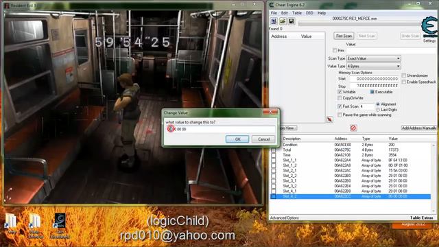 Resident Evil 3 - Mercenaries - PC: Cheat Engine