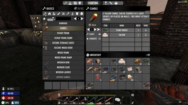 7 Days To Die | Alpha 16 .4 - Выживание►ч.15 Обживаюсь! смотреть онлайн