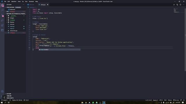 PyDracula - Compile Python To Windows Application (.exe) [ CX Freeze / MODERN GUI ] смотреть онлайн