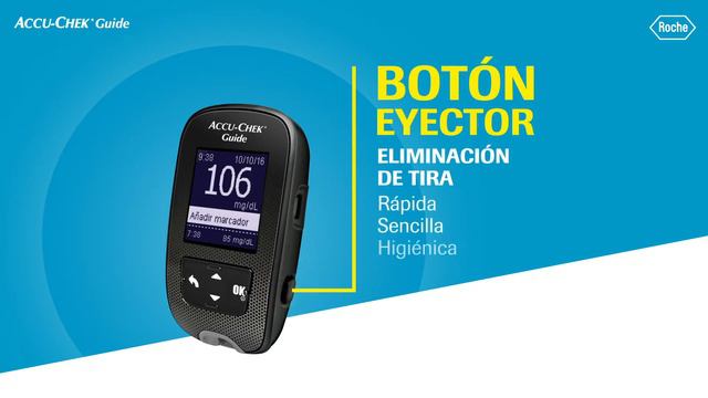 Accu-Chek Guide - Botón eyector de tiras смотреть онлайн