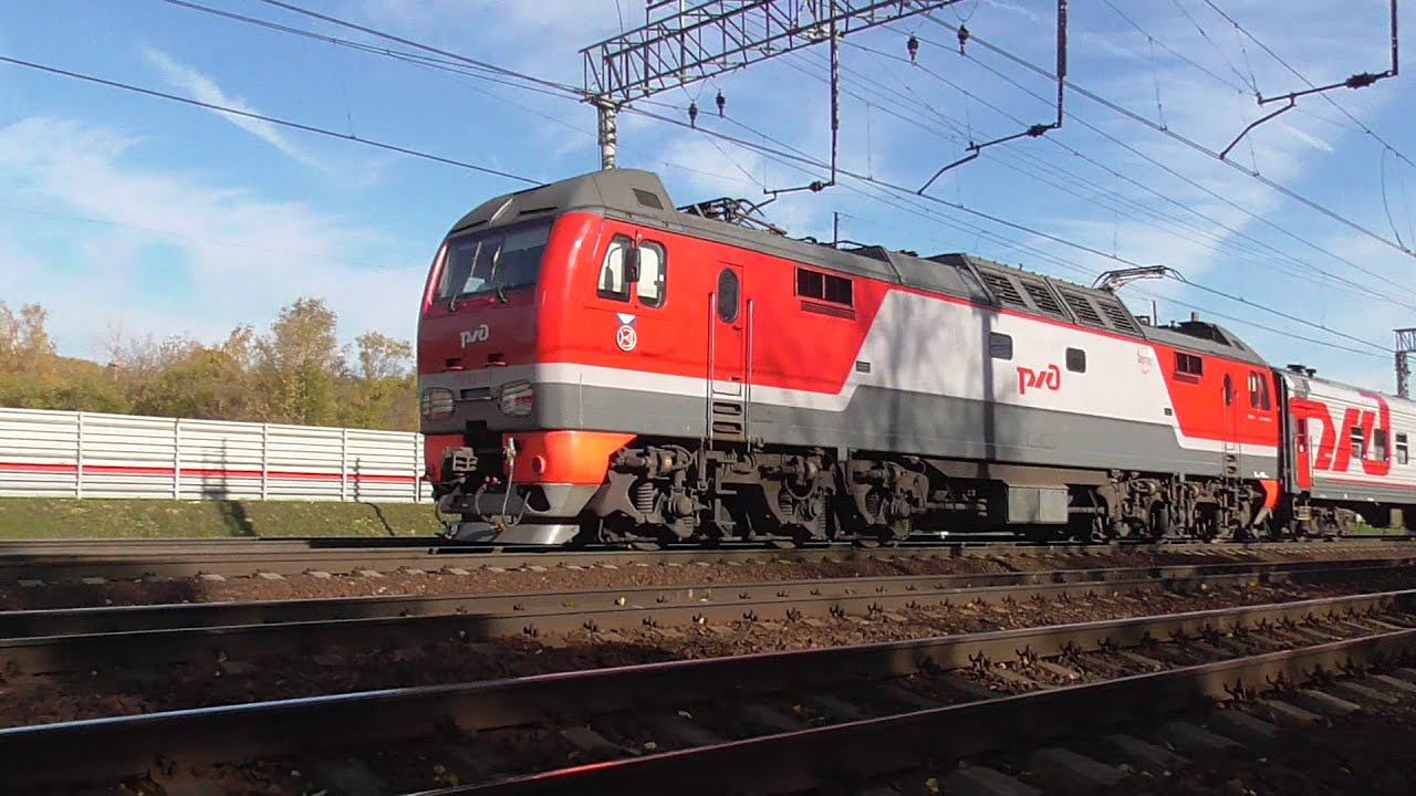 ЭП2К-337 с поездом №119 Саранск-Москва смотреть онлайн