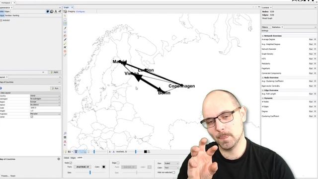 Gelocations in Gephi: Assignment and Walkthrough смотреть онлайн