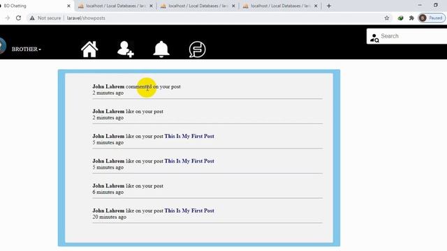 Social media project from PHP laravel,MySql, jQuery,ajax, Bootstrap etc... смотреть онлайн