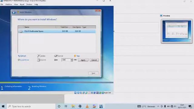 Tutorial Menginstal Sistem Operasi Windows 7 pada aplikasi Oracle VM VirtualBox смотреть онлайн