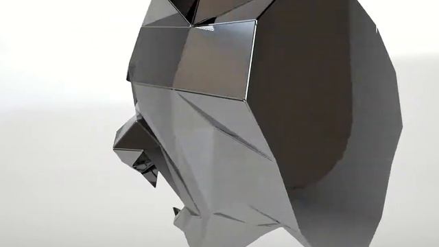 Template for DIY metal sculpture, Pattern of Jaguar low poly model in DXF and PDF Format Blueprints смотреть онлайн