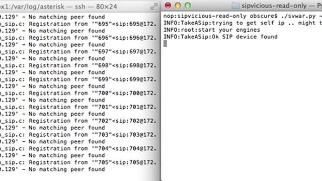 Svwar and Asterisk logs смотреть онлайн