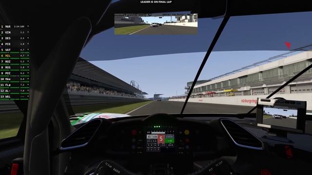 ASSETTO CORSA - Corrida com a Ferrari GT3 em Nurburgring usando o MOZA 9NM смотреть онлайн