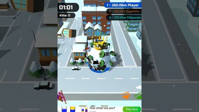 Snowball Clash - simple mobile action game смотреть онлайн