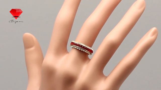 Bije.ru: Позолоченное кольцо с кристаллами Swarovski Jodene (Джодин) смотреть онлайн