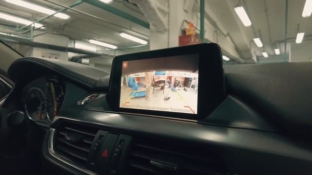 Установка парктроника и камеры заднего вида к ШГУ на Mazda 6 смотреть онлайн