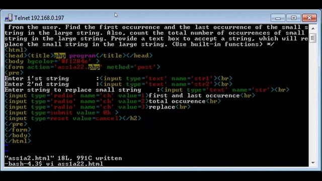 TYBCS PHP Semester I Assignment No.1 Set A Q. 2 смотреть онлайн