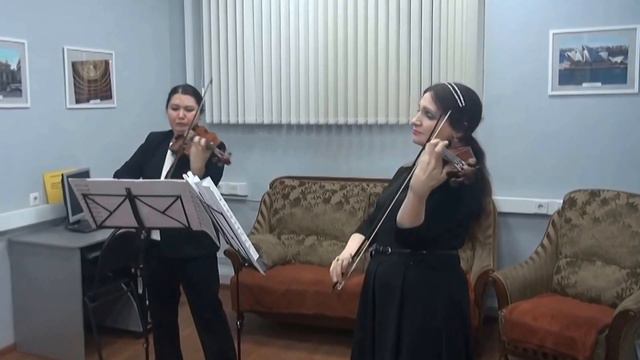 С. ПРОКОФЬЕВ-    ФРАГМЕНТ    ИЗ    СОНАТЫ  ДЛЯ  2-Х   СКРИПОК