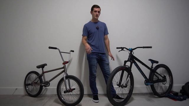 BMX vs Dirt Jumper MTB! What's the Difference? смотреть онлайн