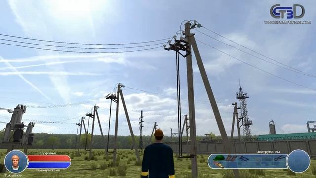 Пример выполнения задания в среде СТЭлектро: Подготовка рабочего места опора ВЛ смотреть онлайн