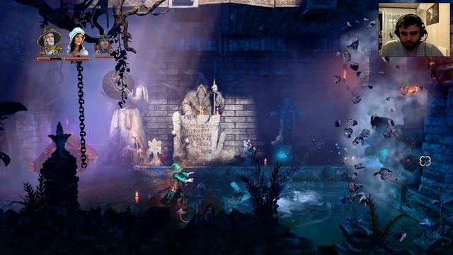 Trine 3: The Artifacts of Power - Первый взгляд [Co-Op + Webcam live] смотреть онлайн